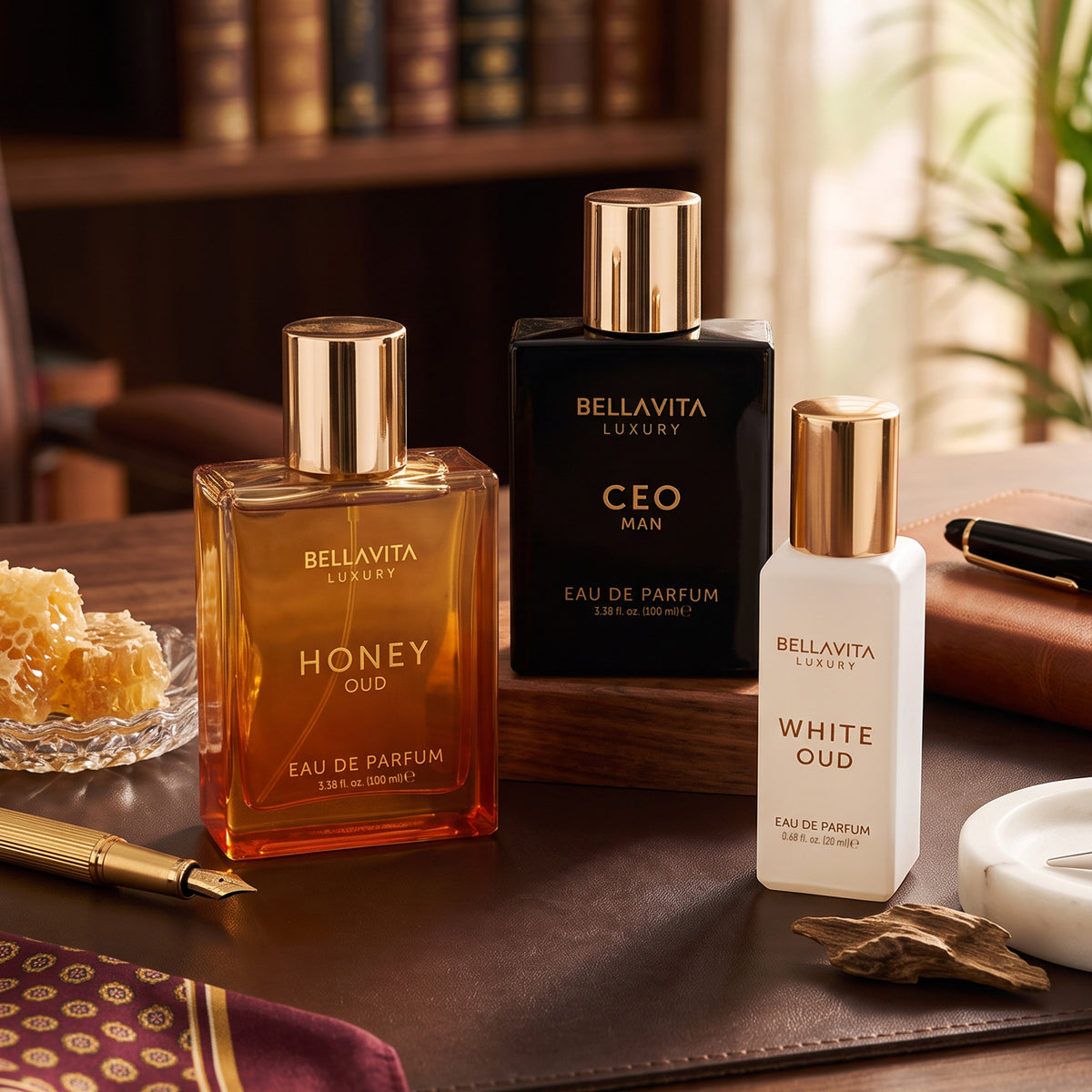 The Three-Piece Suit- Honey Oud 100ml+ CEO 100ml+ White Oud 20ml