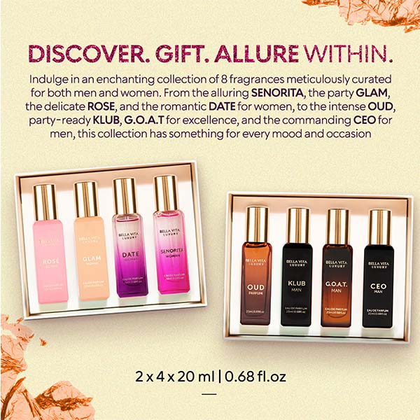 Him & Her Gift Set - 8 in 1 Multi Pack