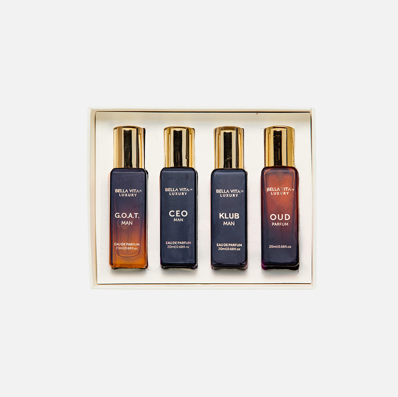 Perfume Gift Set For Men - 4 x 0.7 fl oz