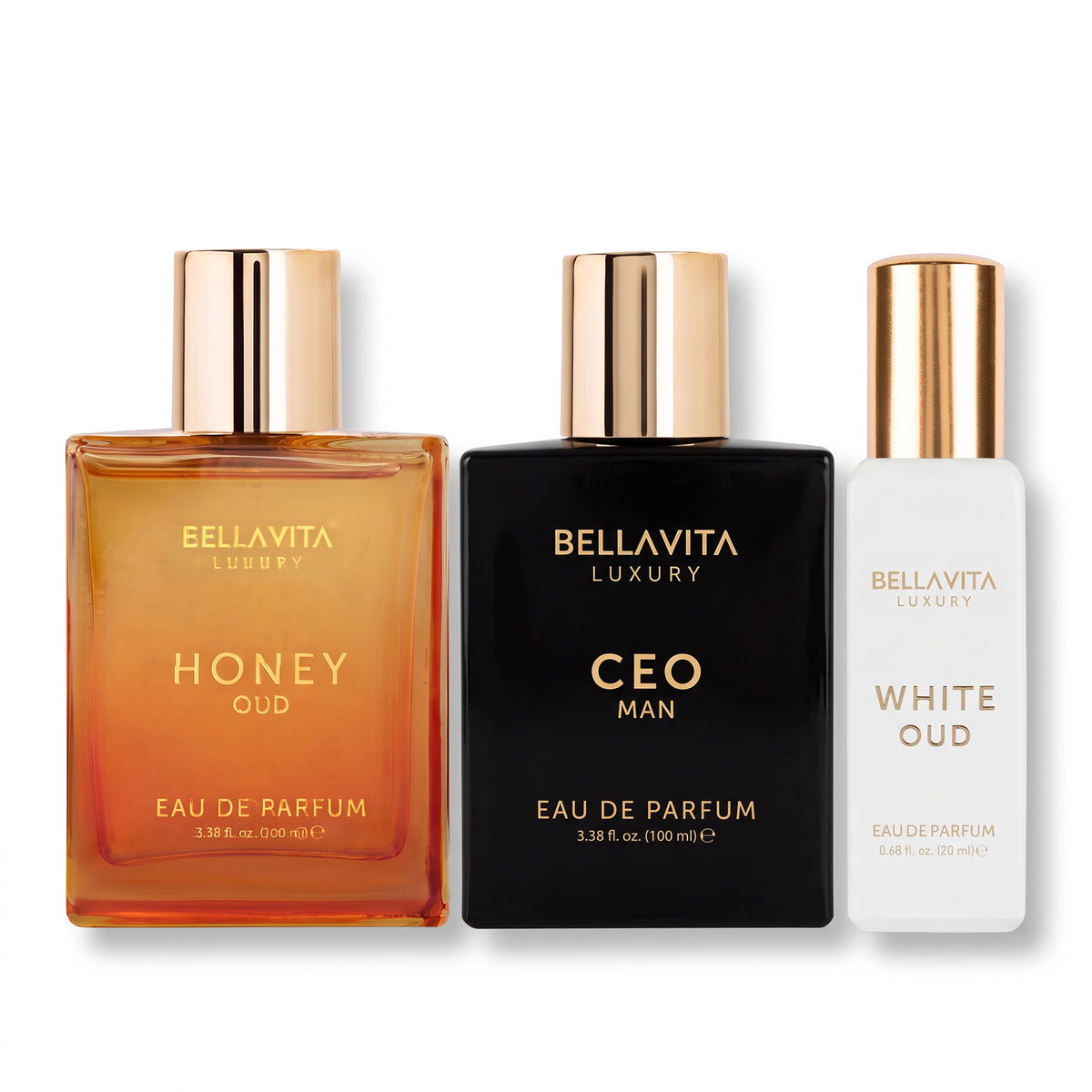 The Three-Piece Suit- Honey Oud 100ml+ CEO 100ml+  White Oud 20ml