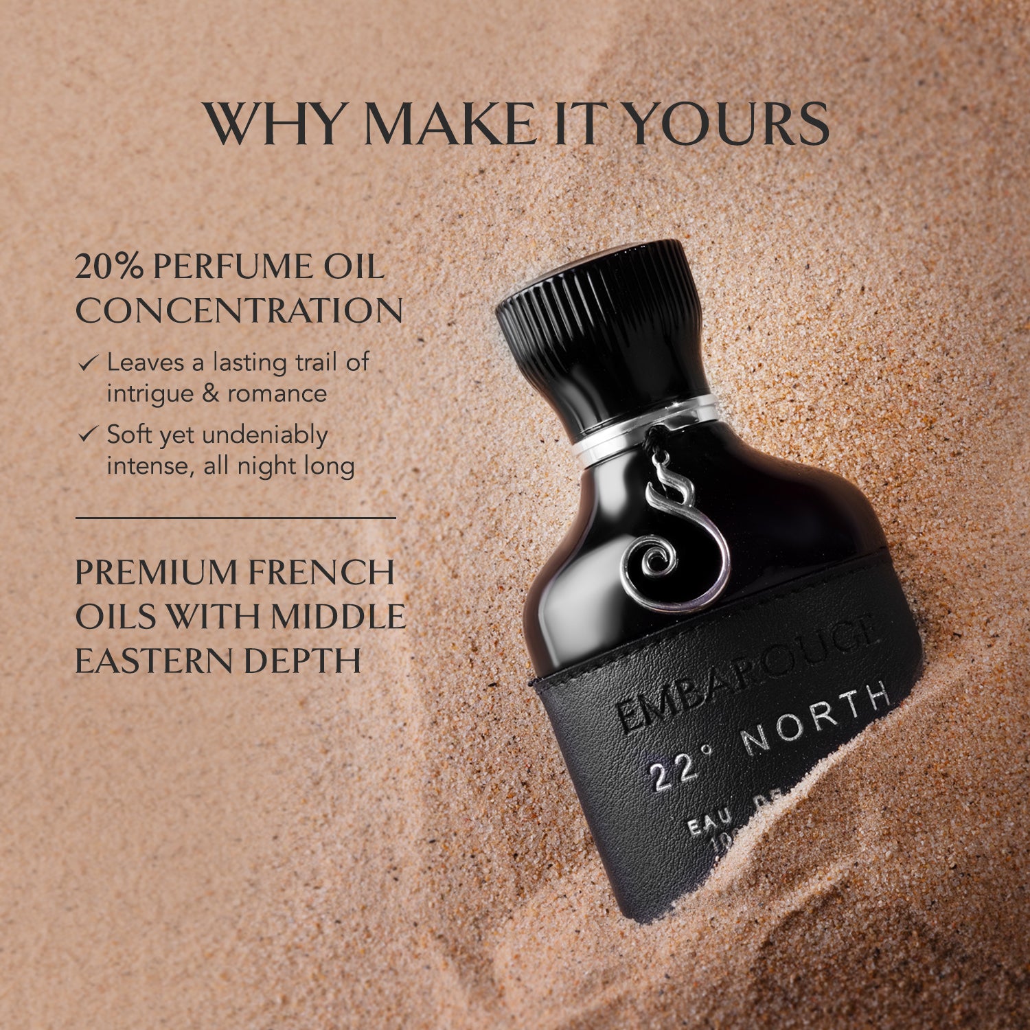 EMBAROUGE 22° NORTH