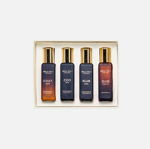 Perfume Gift Set For Men - 4 x 0.7 fl oz